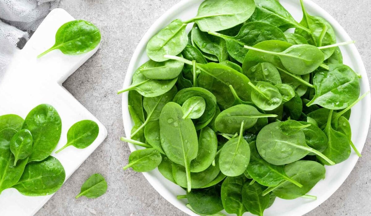 Spinach diet in winter